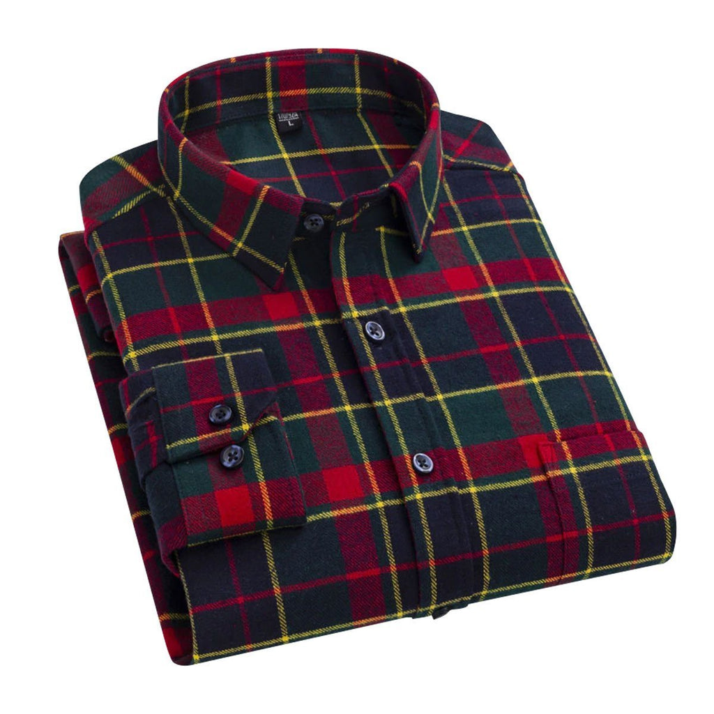 Combo Of 3 Men's Checkered Slim Fit Casual Shirts
