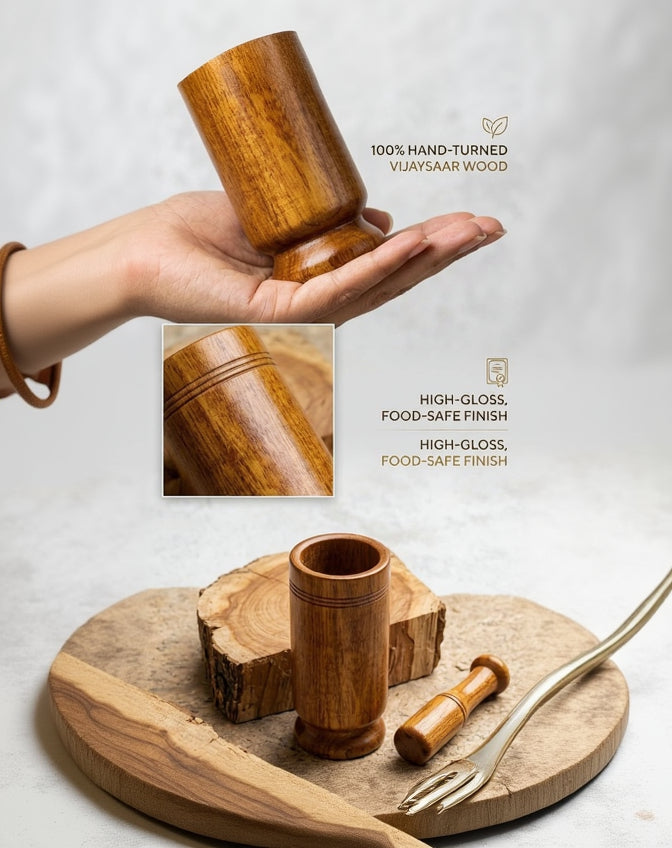 Ayurvedic Vijaysar Wood Sugar Control Glass | Buy 1 Get 1 Free
