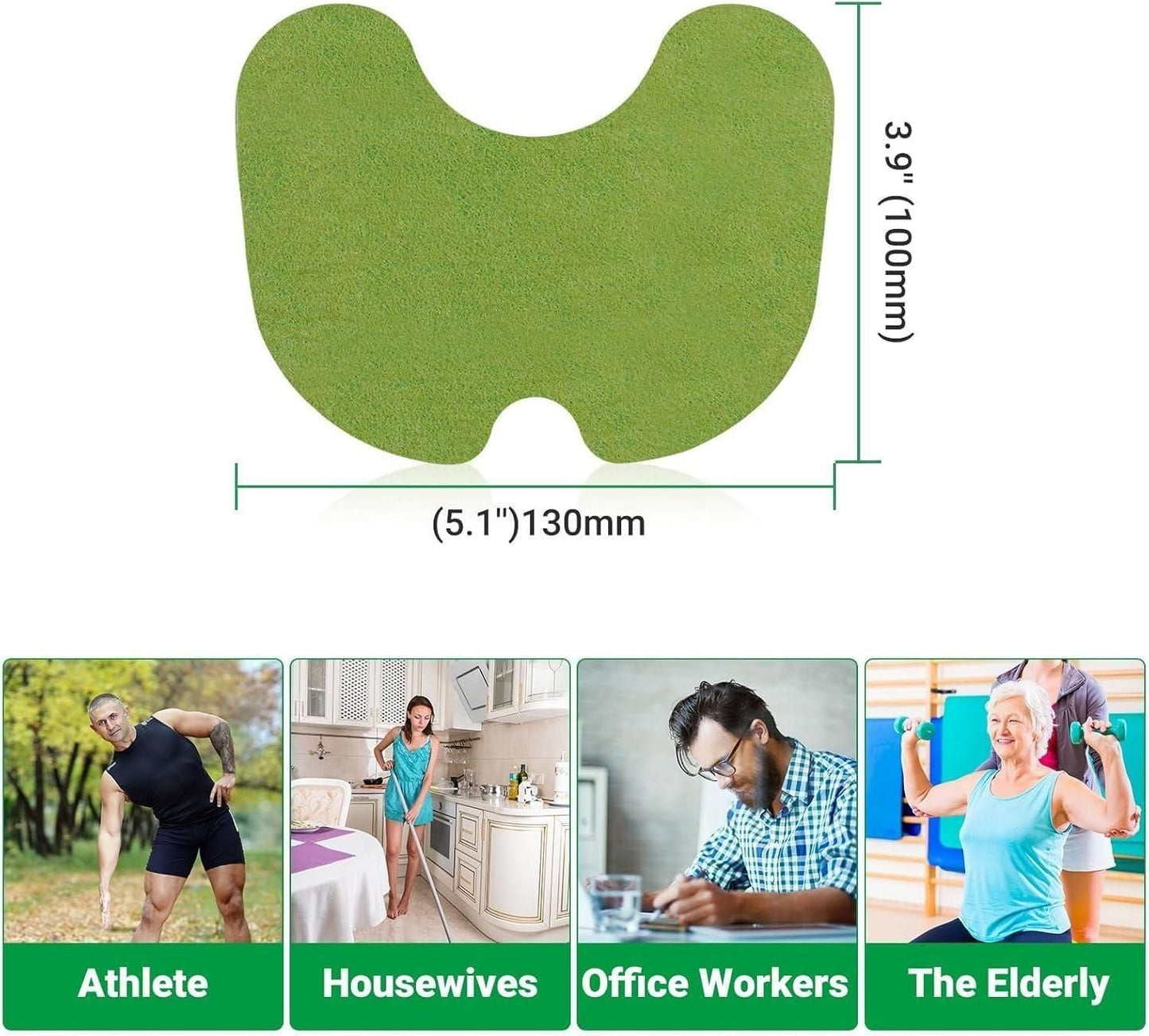 Hervalife Knee Patches - (Pack of 20) - Buy 1 Get 1 Free