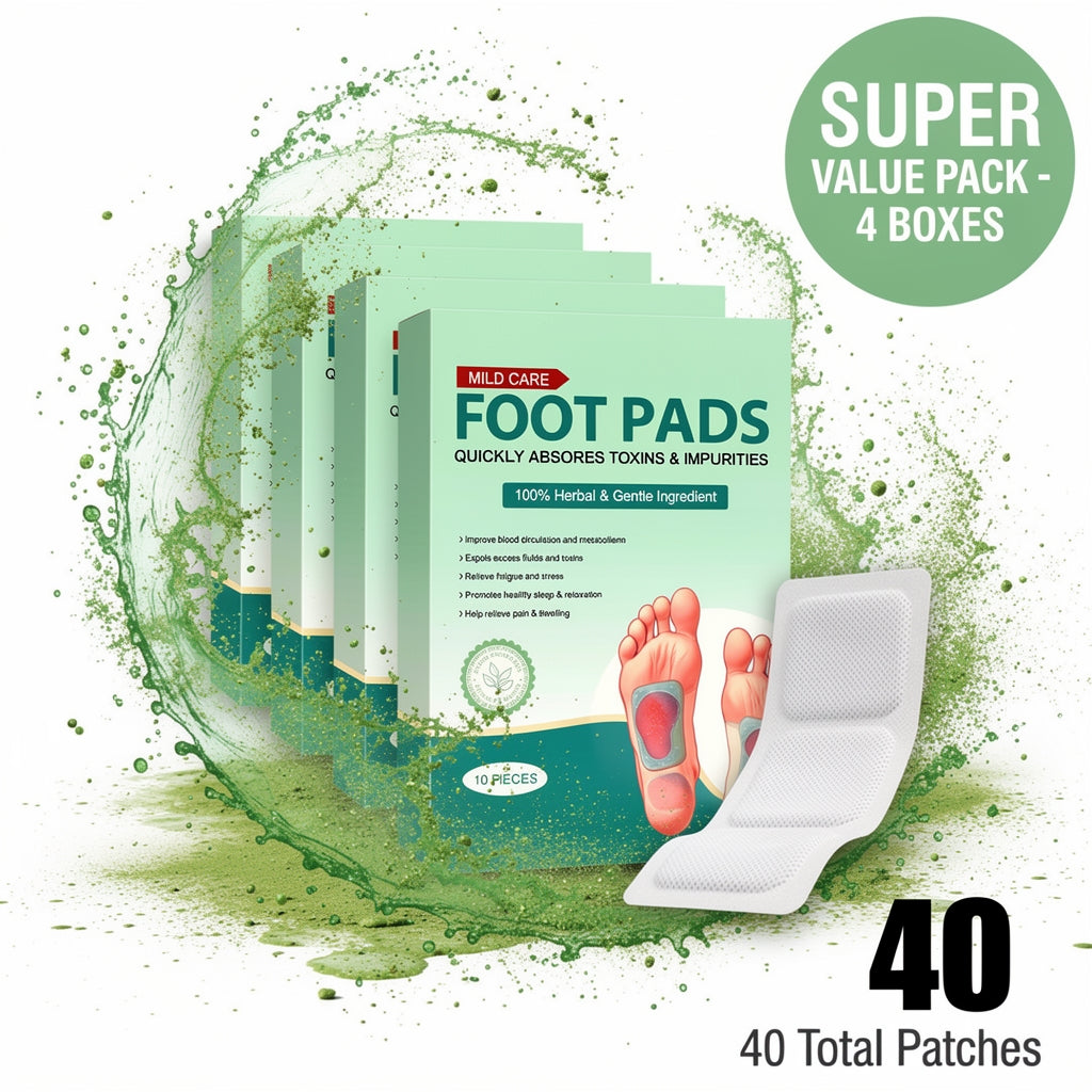 Hervalife Natural Body Detox Foot Patches (Pack of 60) BUY 1 GET 1 FREE