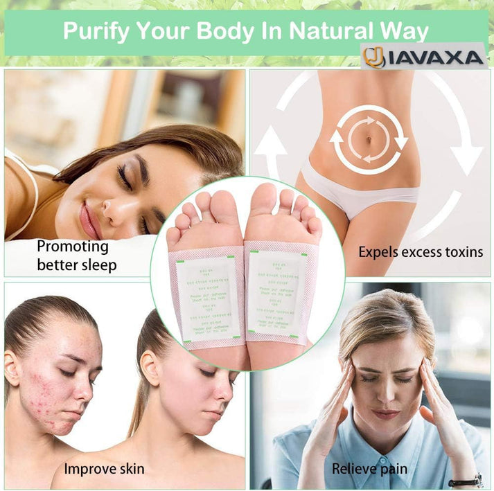 Hervalife Natural Body Detox Foot Patches (Pack of 60) BUY 1 GET 1 FREE