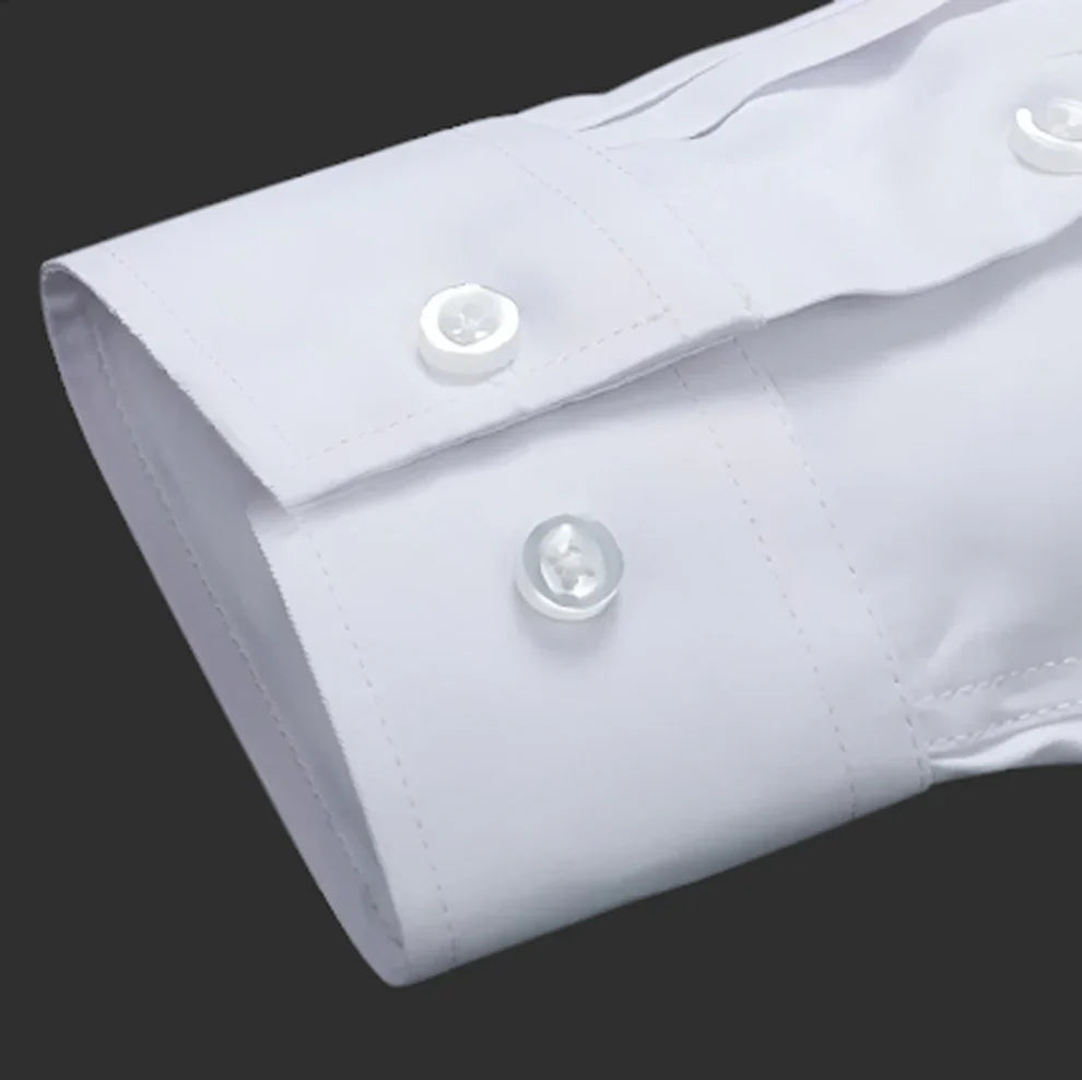 Premium Cotton Solid Shirt for Man (White)