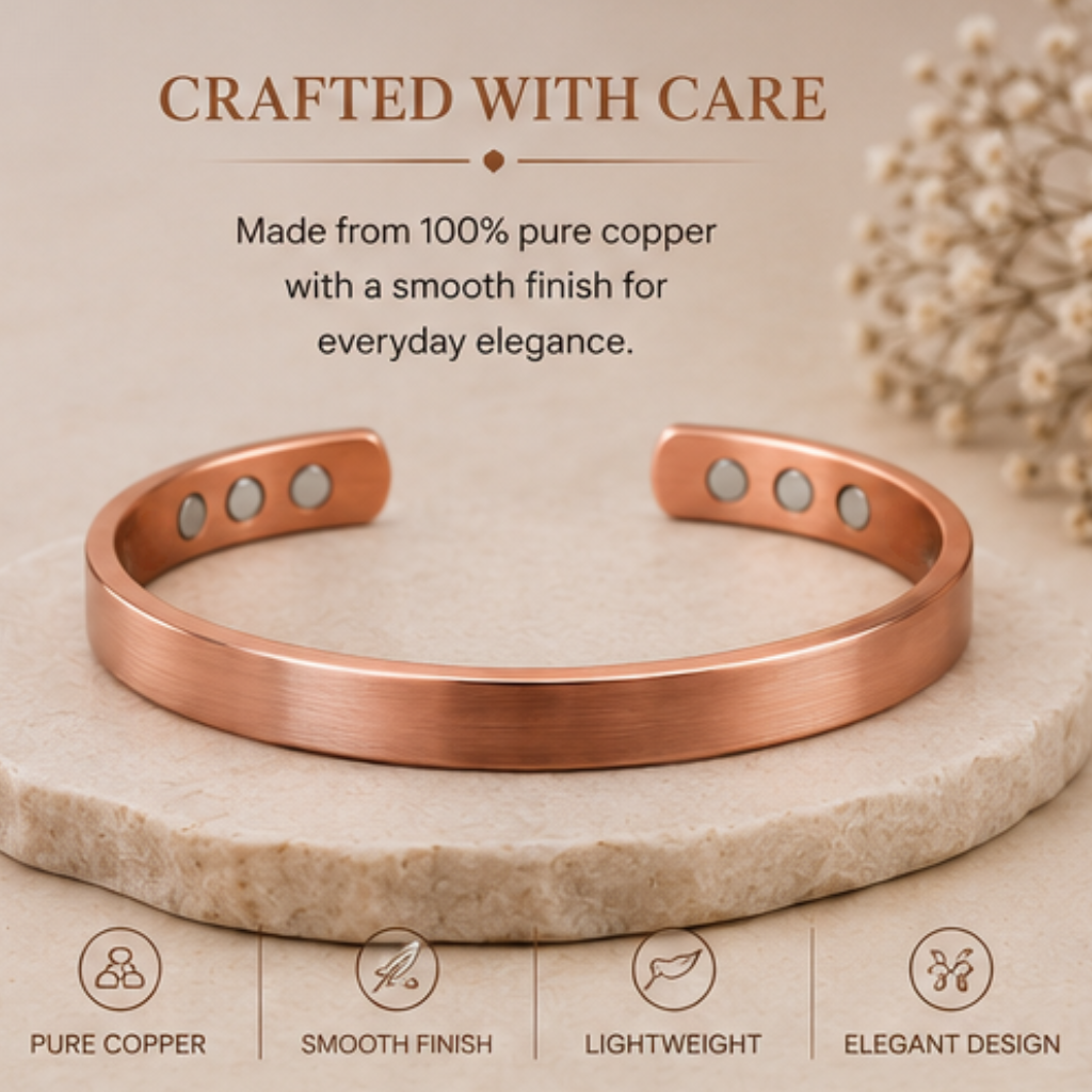 Pure Copper Harmony Bracelet for men and women