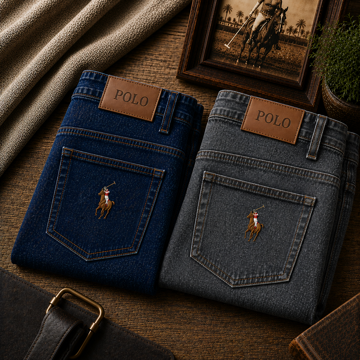 Pack of 2 Premium Denim Jeans