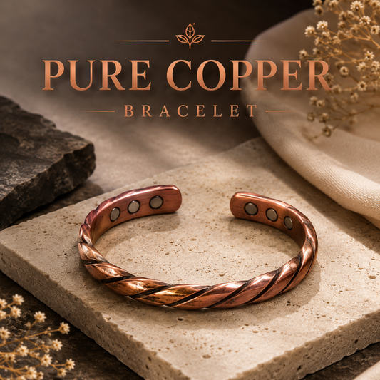 Handcrafted Copper Flow Bracelet for men and women