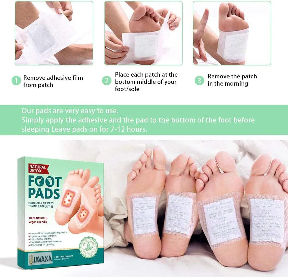 Hervalife Premium Detox Foot Patches (Pack of 60) BUY 1 GET 1 FREE