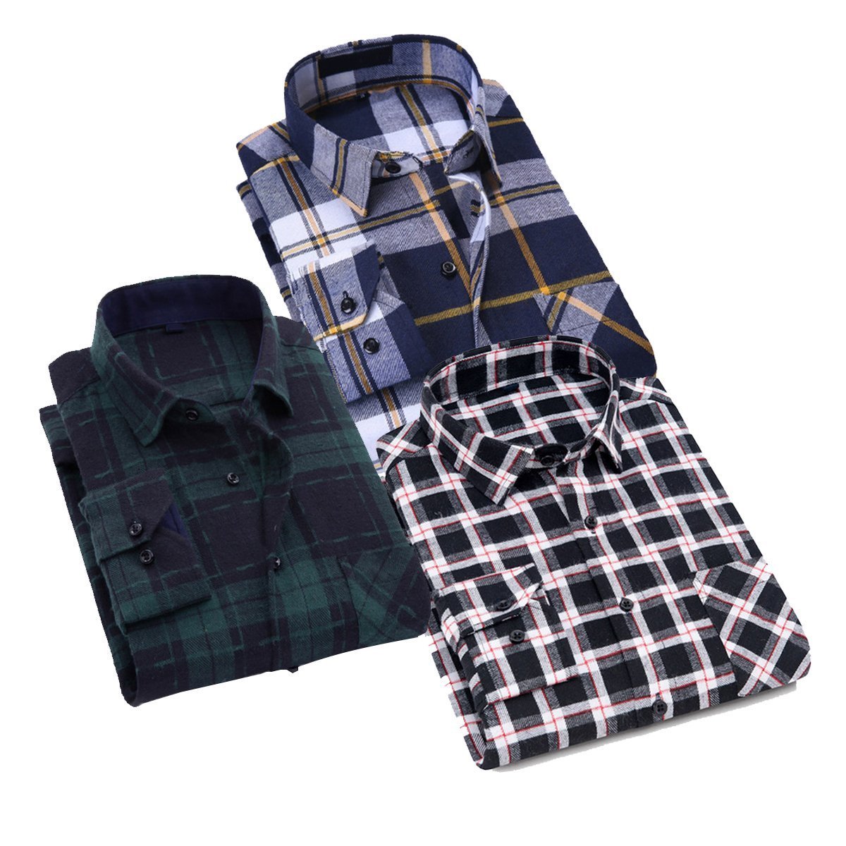 Pack Of 03 Long Sleeve Casual Shirts
