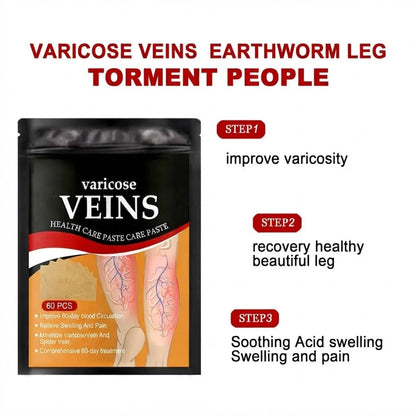 Varicose Veins Health Care Paste | Pain Relief & Blood Circulation Support (Pack of 60) Buy 1 Get 1 Free