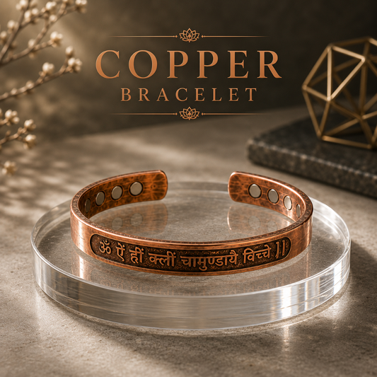 Chamunda Kavach Pure Copper Bracelet
