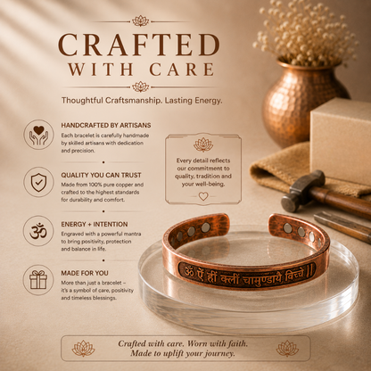 Chamunda Kavach Pure Copper Bracelet