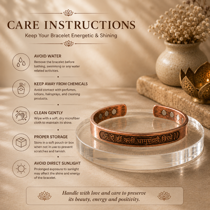 Chamunda Kavach Pure Copper Bracelet
